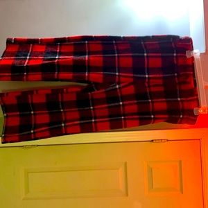 plaid pajama pants. size L (juniors)